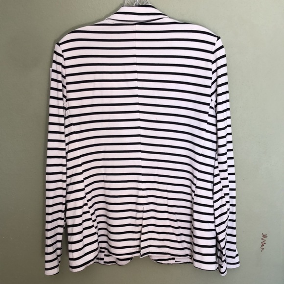 Knit blazer with bold stripes - Picture 2 of 3